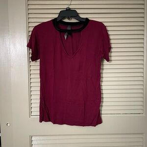 Luna Chix sexy burgundy tee